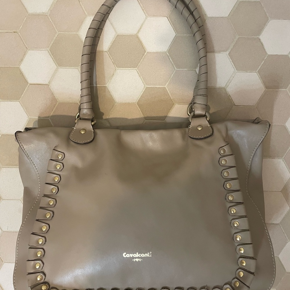 Cavalcanti Tan Leather Women's Bag tote